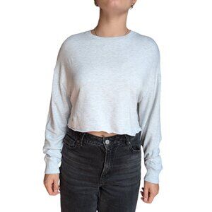 Garage Light Grey Soft Long Sleeve Top Women Size Medium